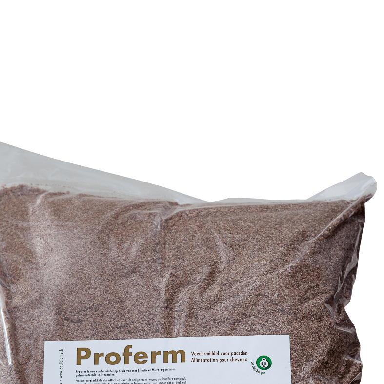Proferm | Spijsvertering paard verbeteren | Diarree bij paard 
